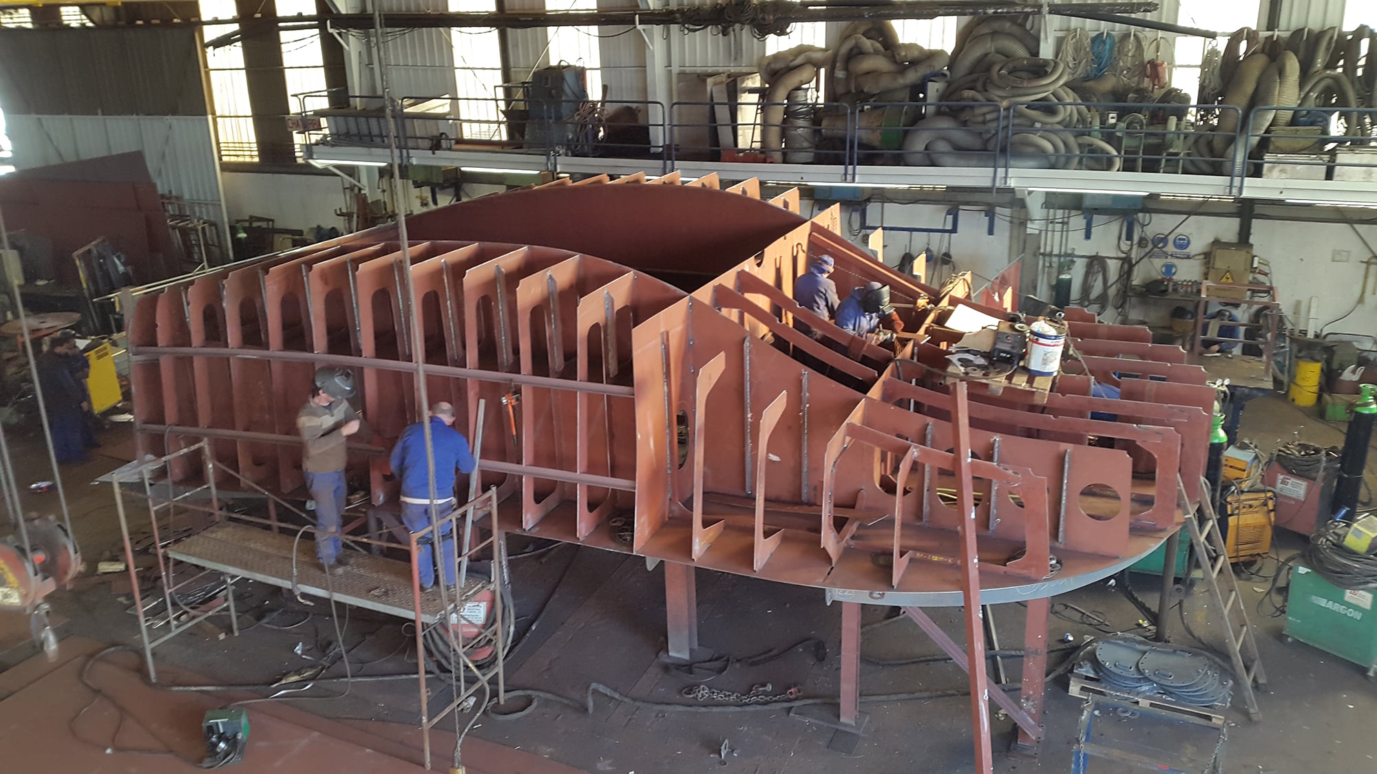 Fabricación de panga para el Buque SANT YAGO TRES